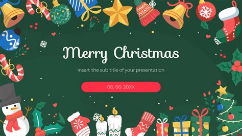 google slides christmas card template|Christmas Celebration Google Slides Theme and .
